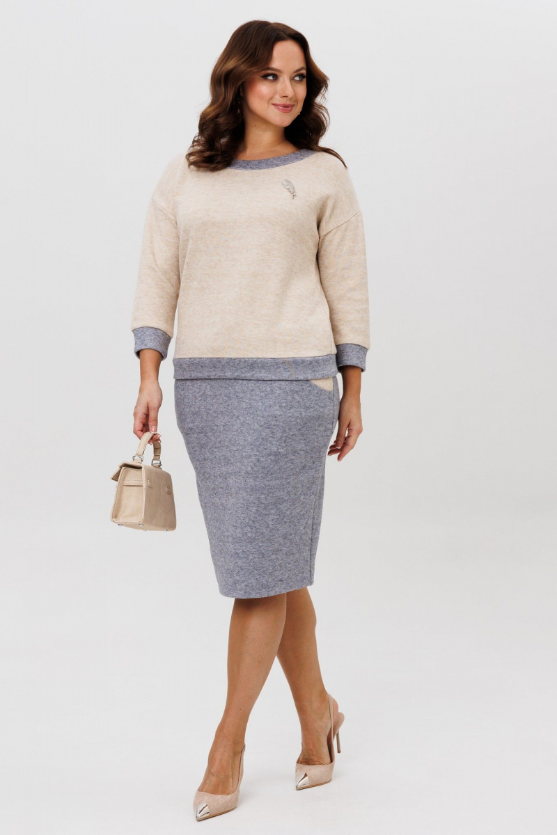 Юбочный комплект Galean Style 786.1 серый