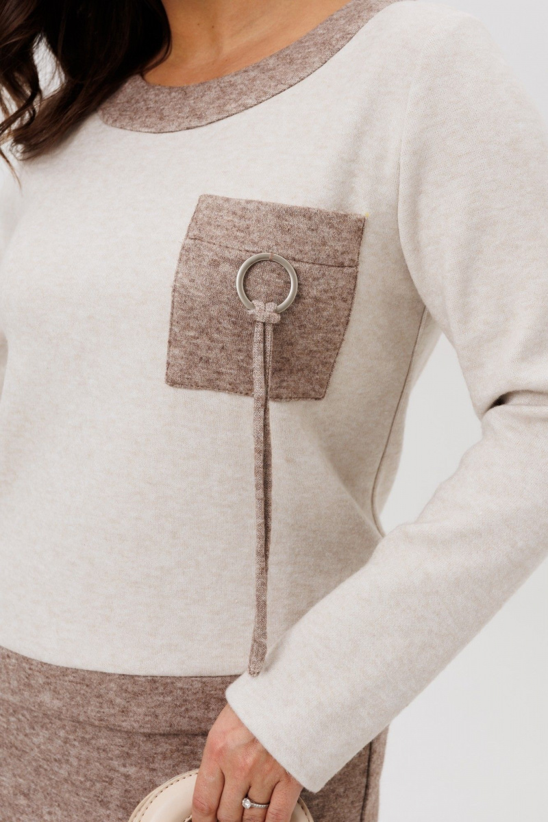 Юбочный комплект Galean Style 993 коричневый