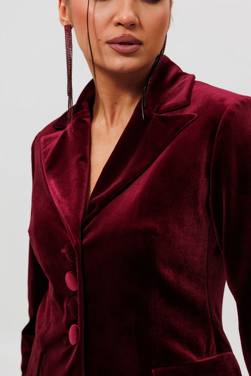 Юбочный костюм Mislana 1165/1м бордо