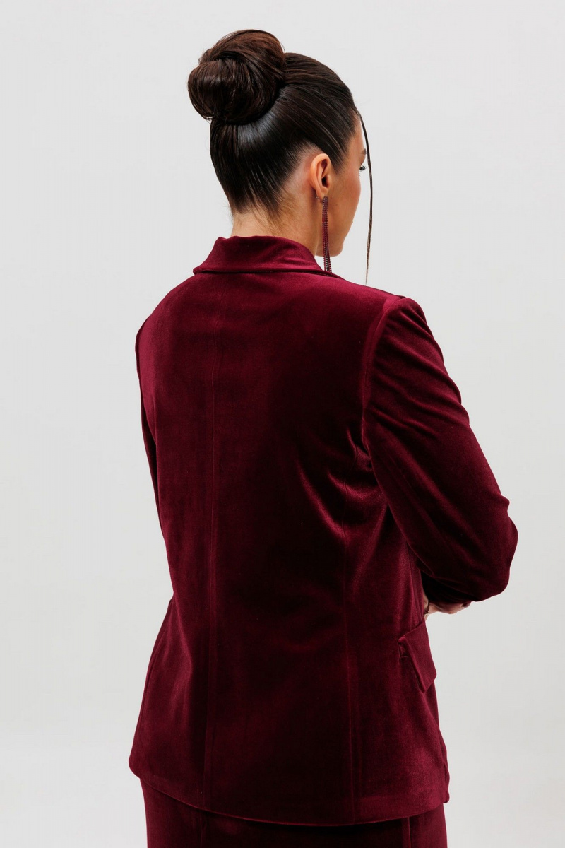 Юбочный костюм Mislana 1165/1м бордо
