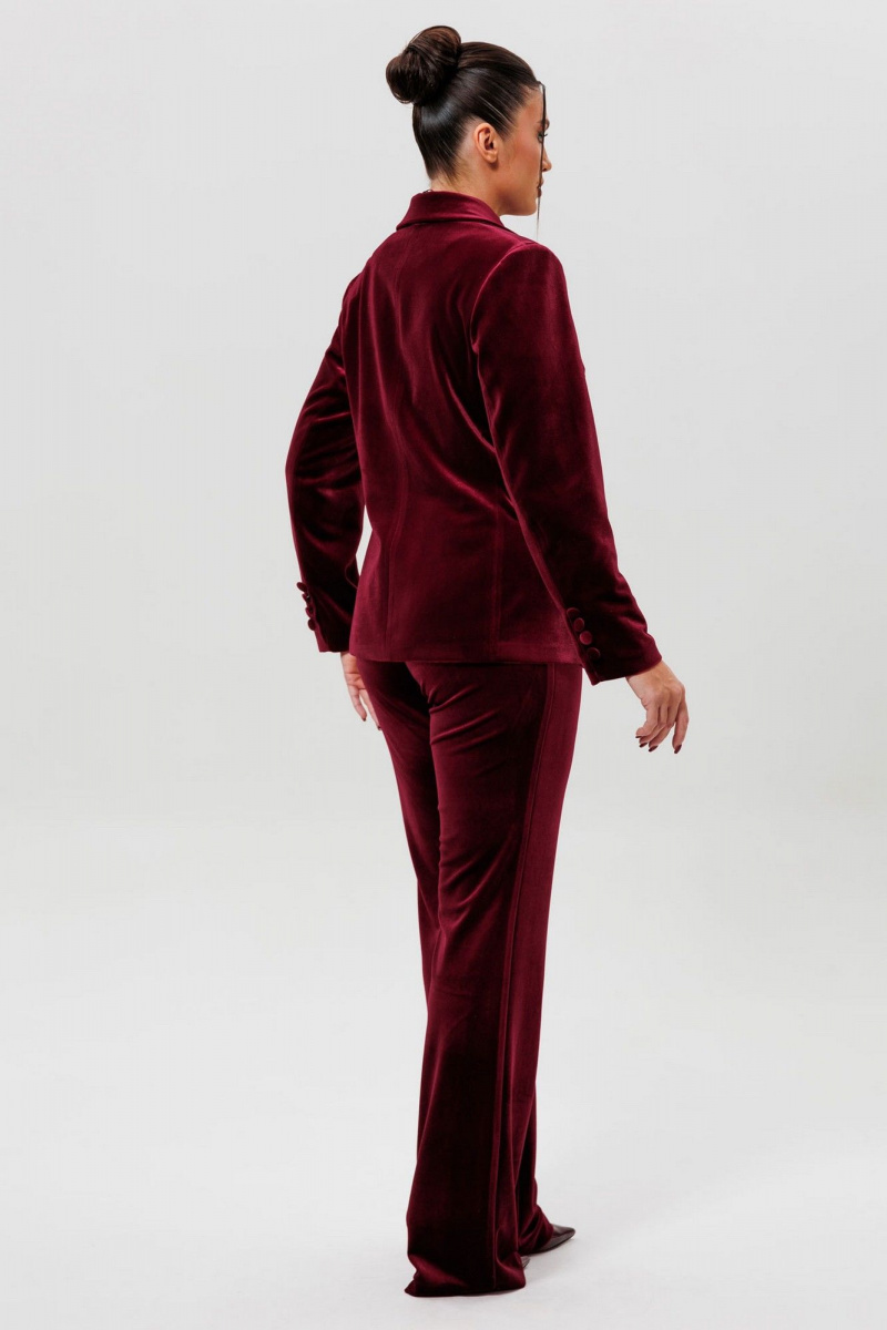 Брючный костюм Mislana 1169/1м бордо
