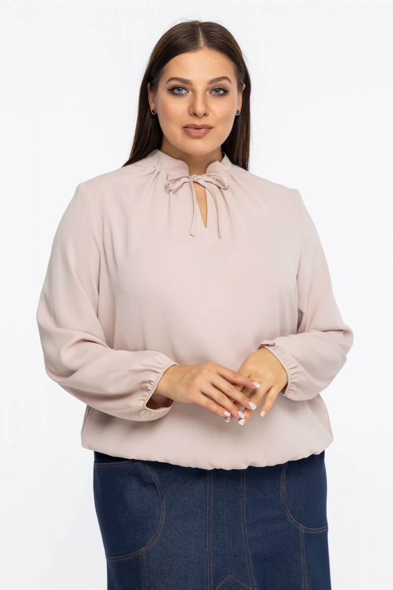 Блузы Avila 1001 пудровый