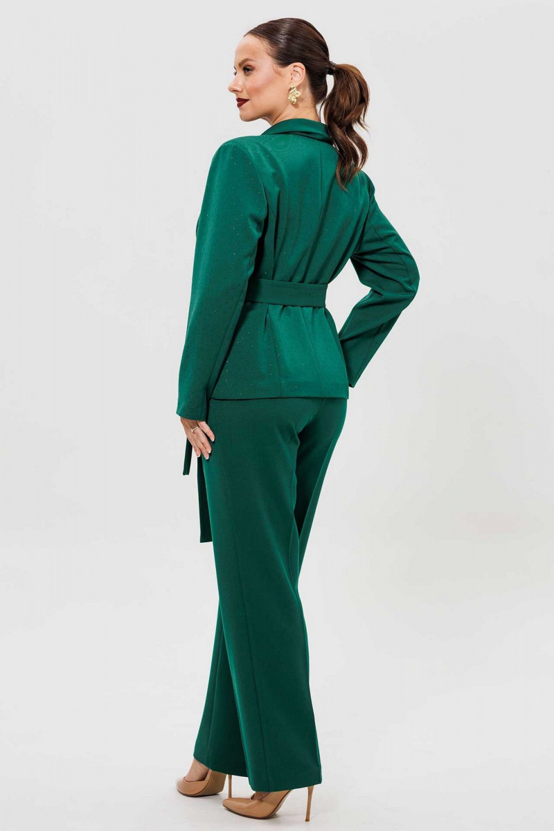 Брючный костюм Mislana 1269 зеленый