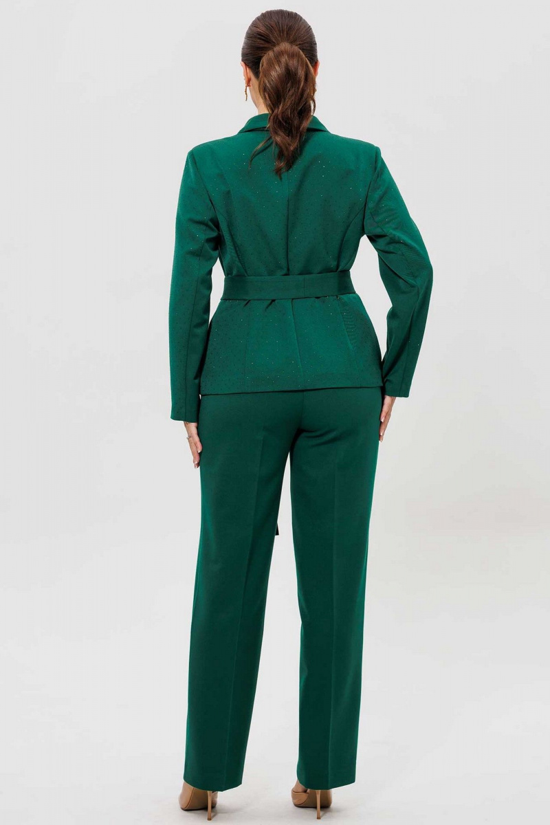 Брючный костюм Mislana 1269 зеленый
