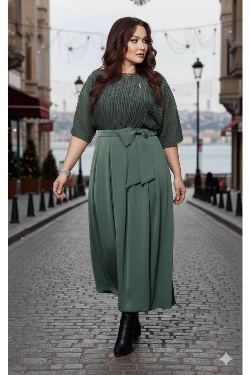 Платья Vittoria Queen 26913 зеленый