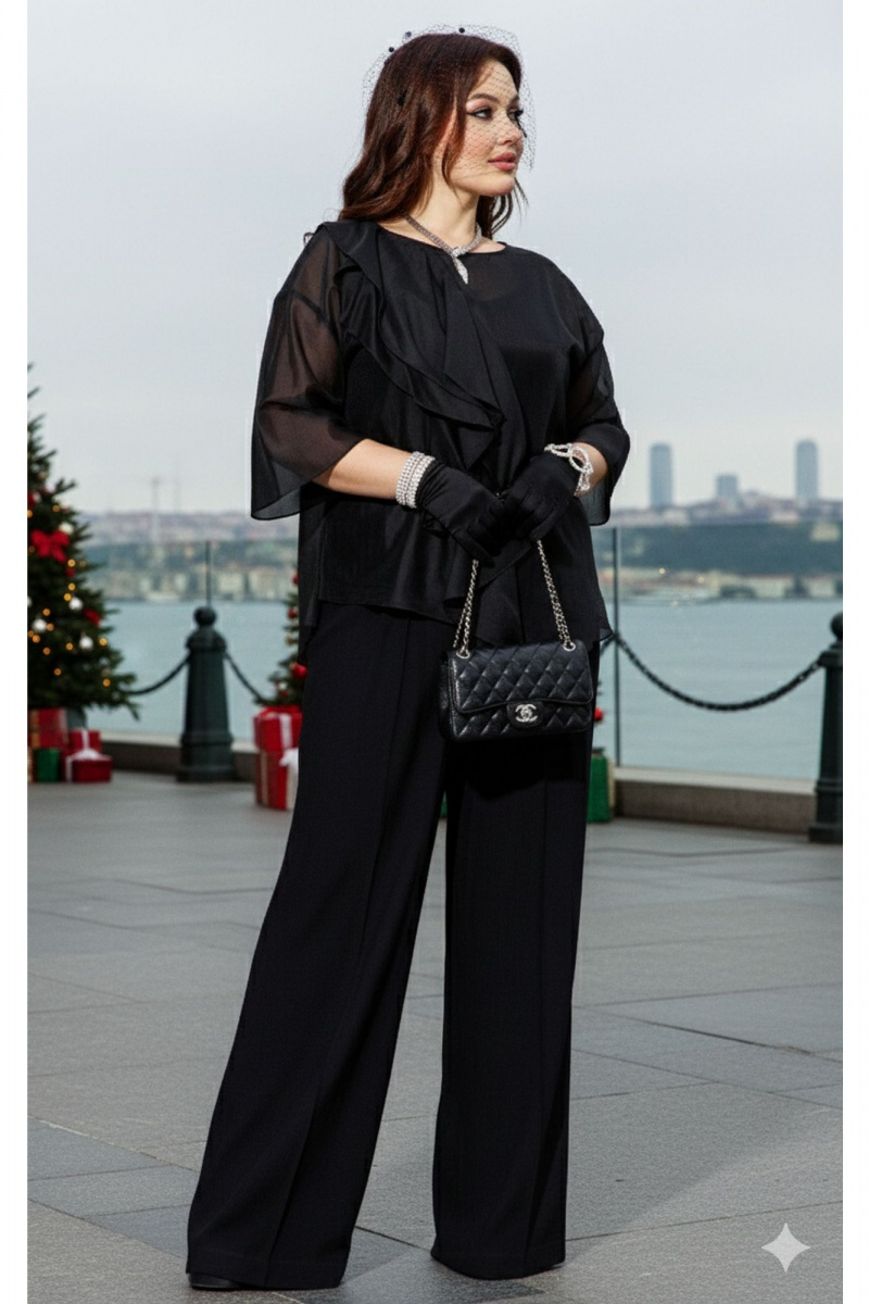 Брючный комплект Vittoria Queen 27213 черный