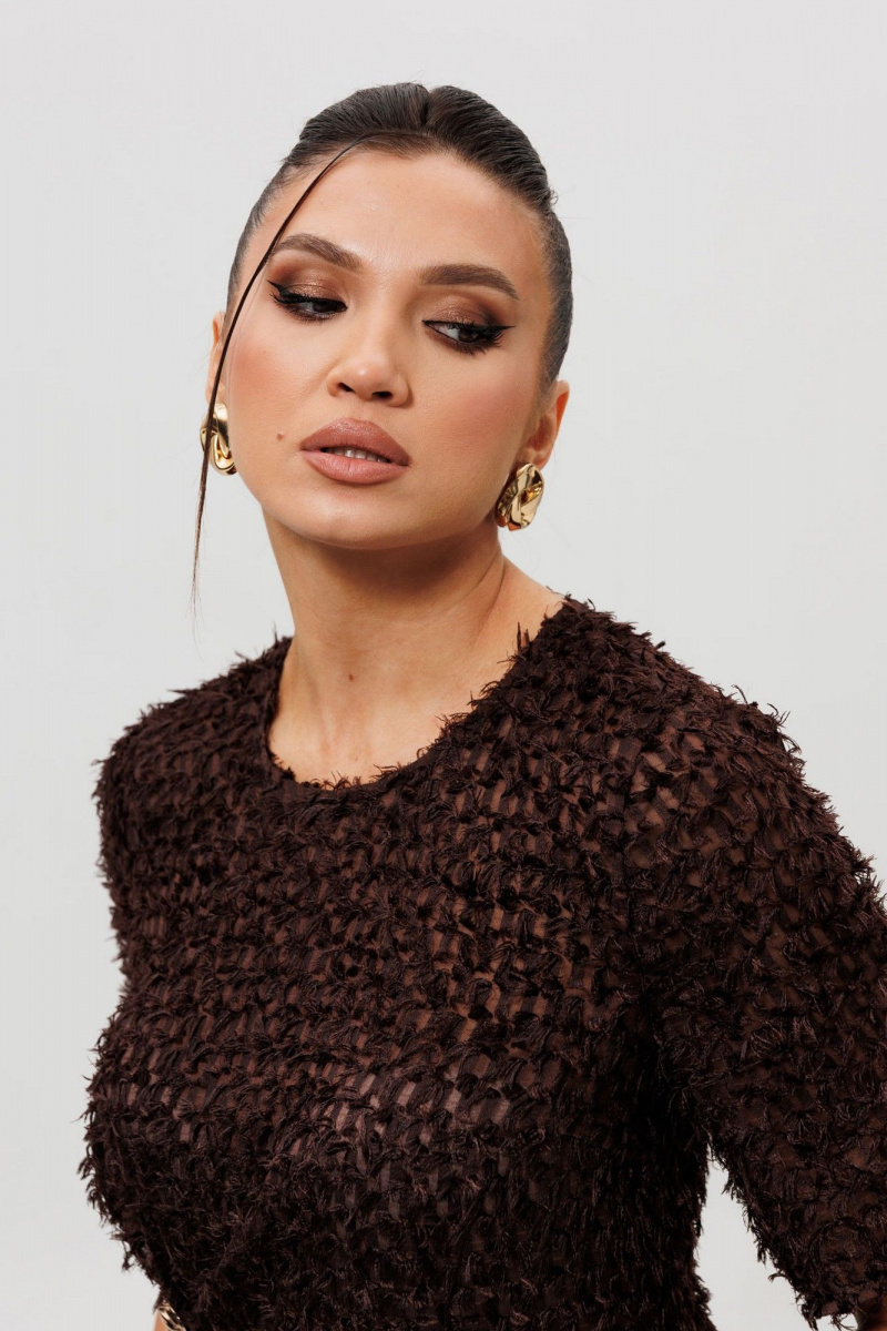 Блузы Mislana 1280 шоколад