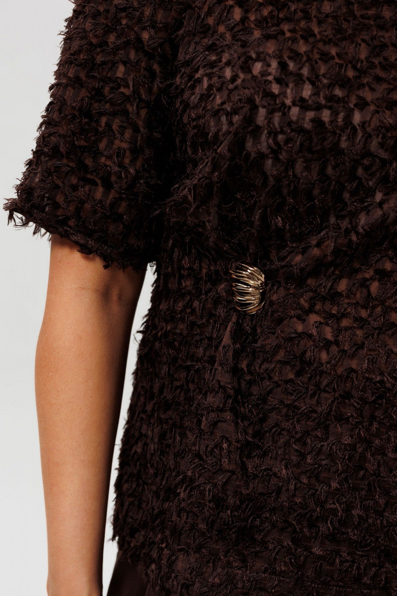 Блузы Mislana 1280 шоколад