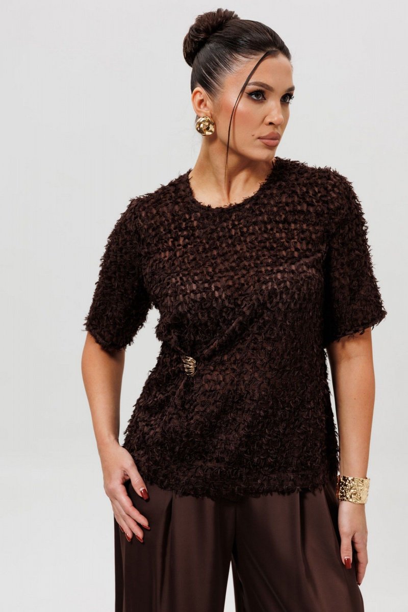 Блузы Mislana 1280 шоколад