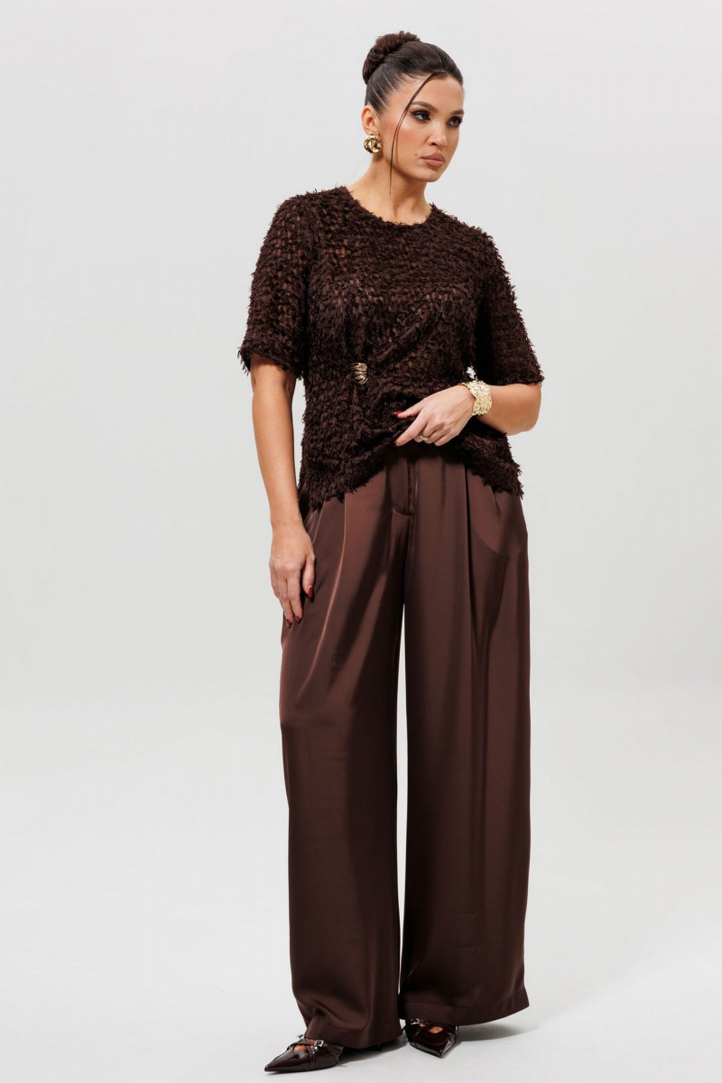 Брючный костюм Mislana 1280к шоколад
