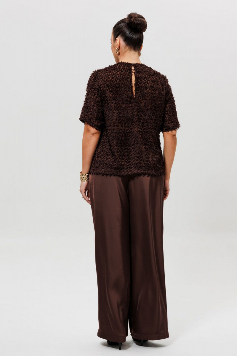 Брючный костюм Mislana 1280к шоколад