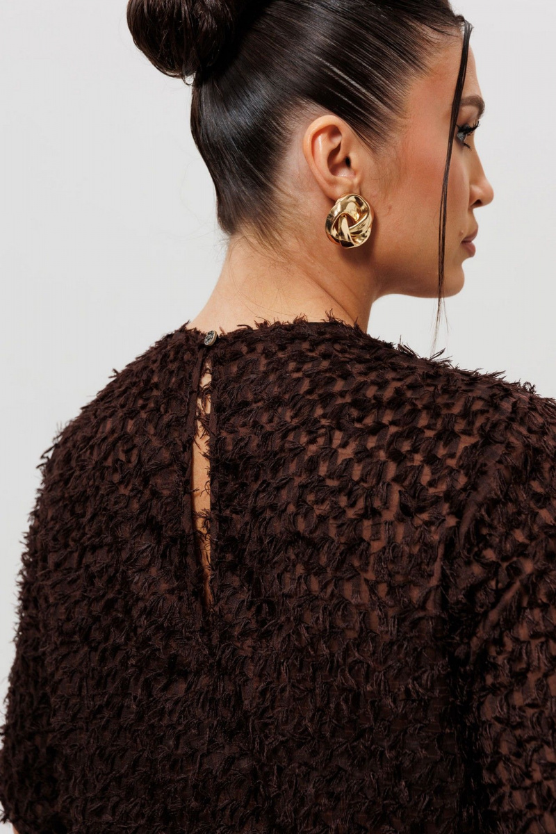 Брючный костюм Mislana 1280к шоколад