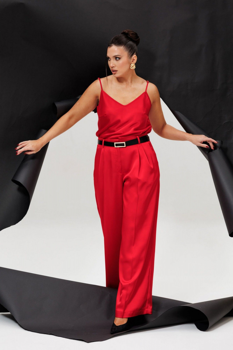 Брюки Mislana 1283 красный