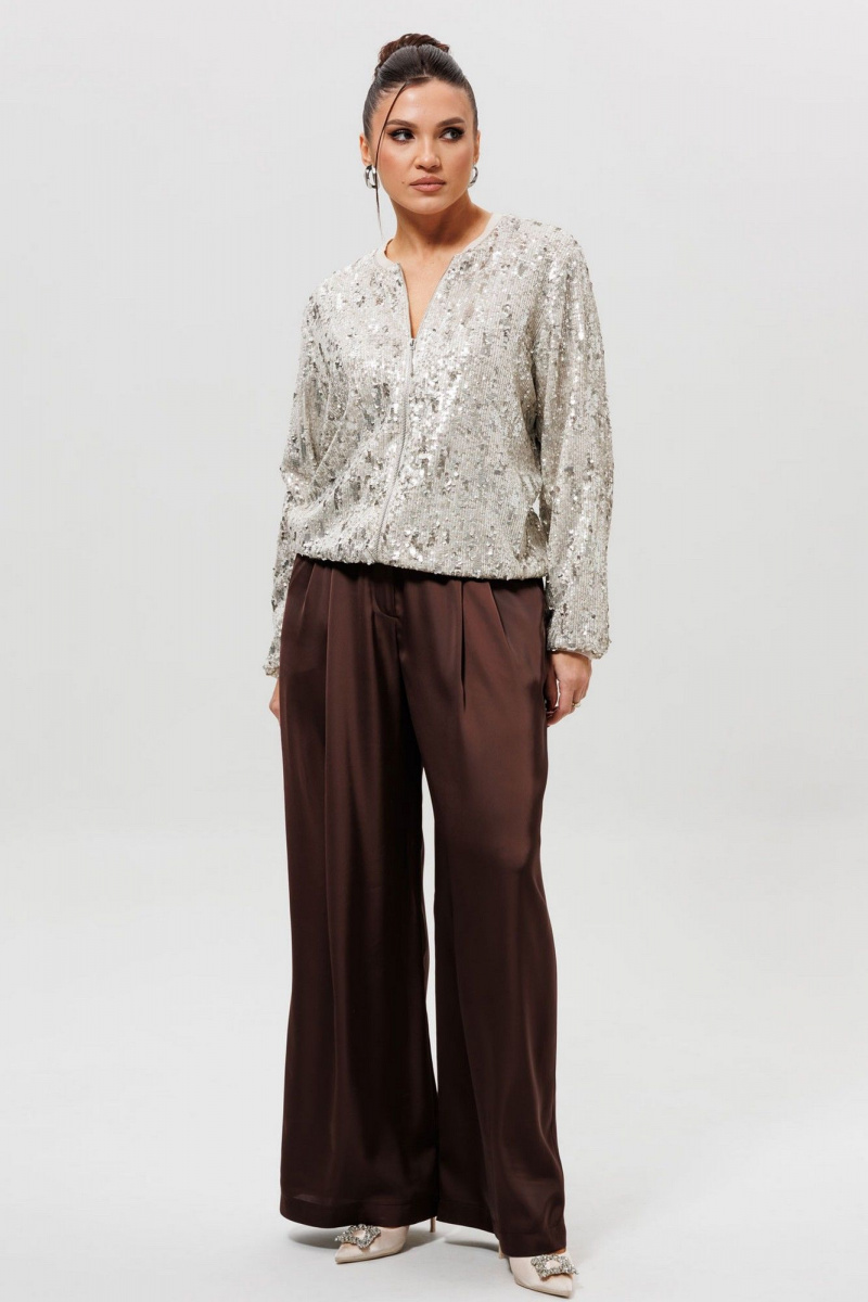 Брюки Mislana 1283 шоколад