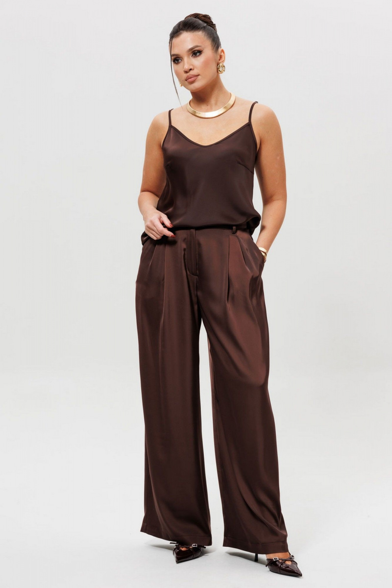 Брюки Mislana 1283 шоколад