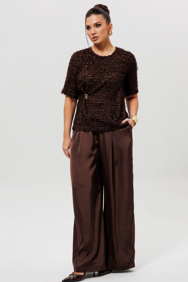 Брюки Mislana 1283 шоколад