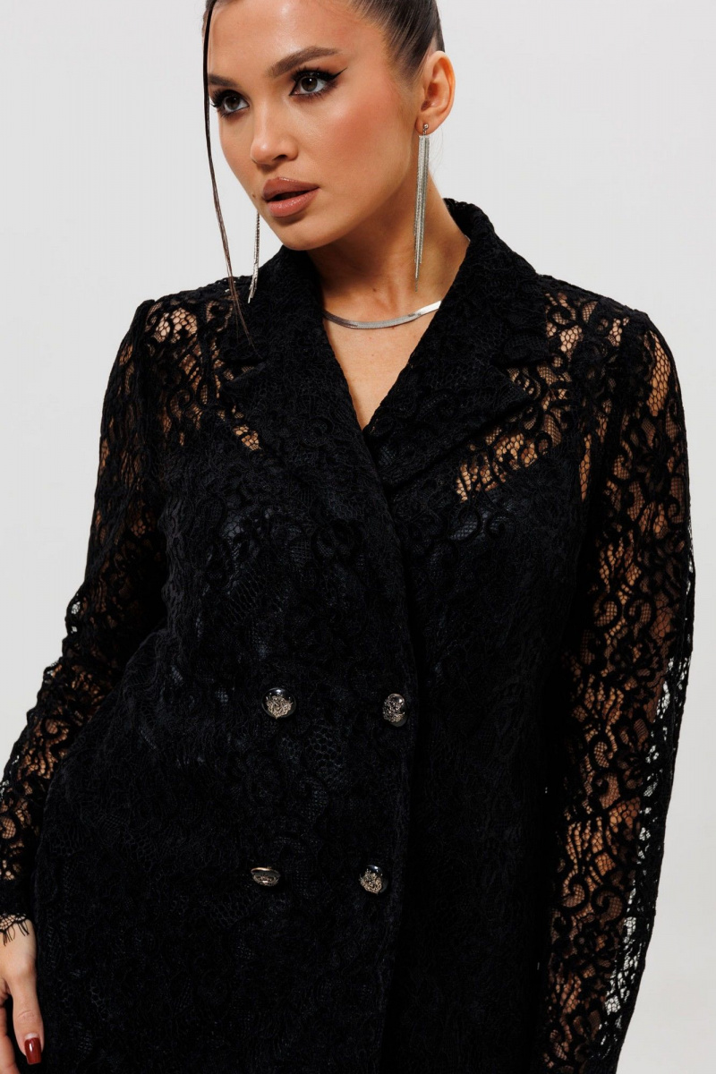 Юбочный костюм Mislana 1284 черный