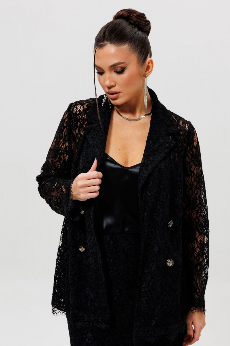 Юбочный костюм Mislana 1284 черный