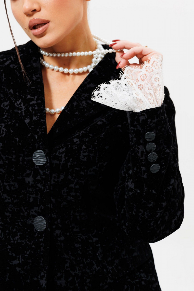 Брючный костюм Mislana 1285м черный