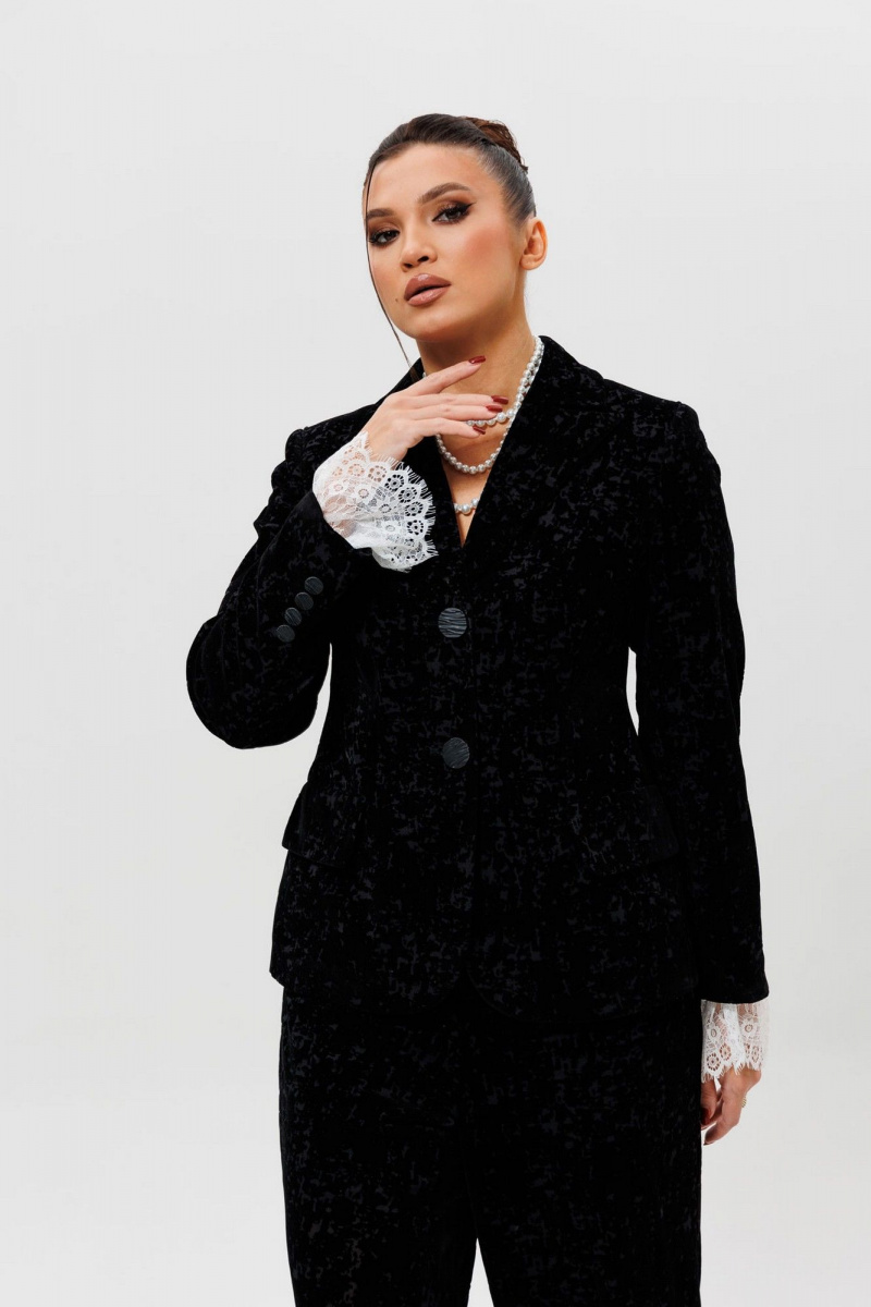 Брючный костюм Mislana 1285м черный