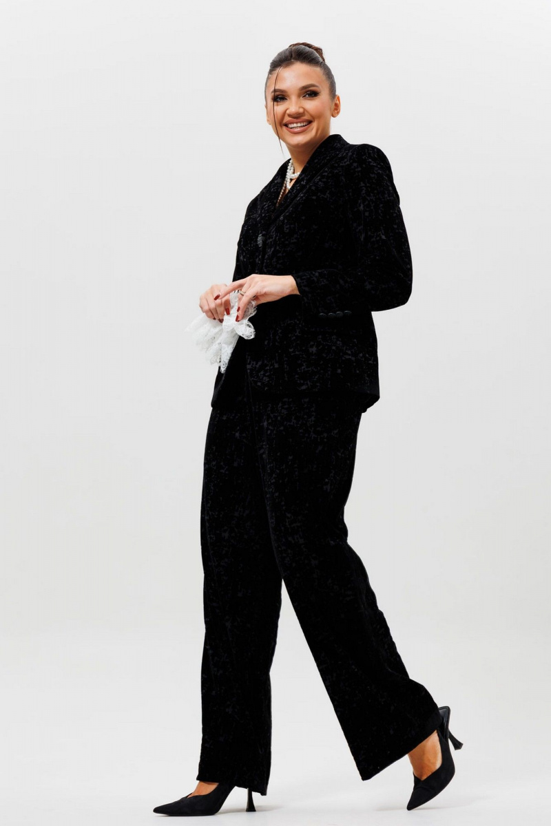 Брючный костюм Mislana 1285 черный