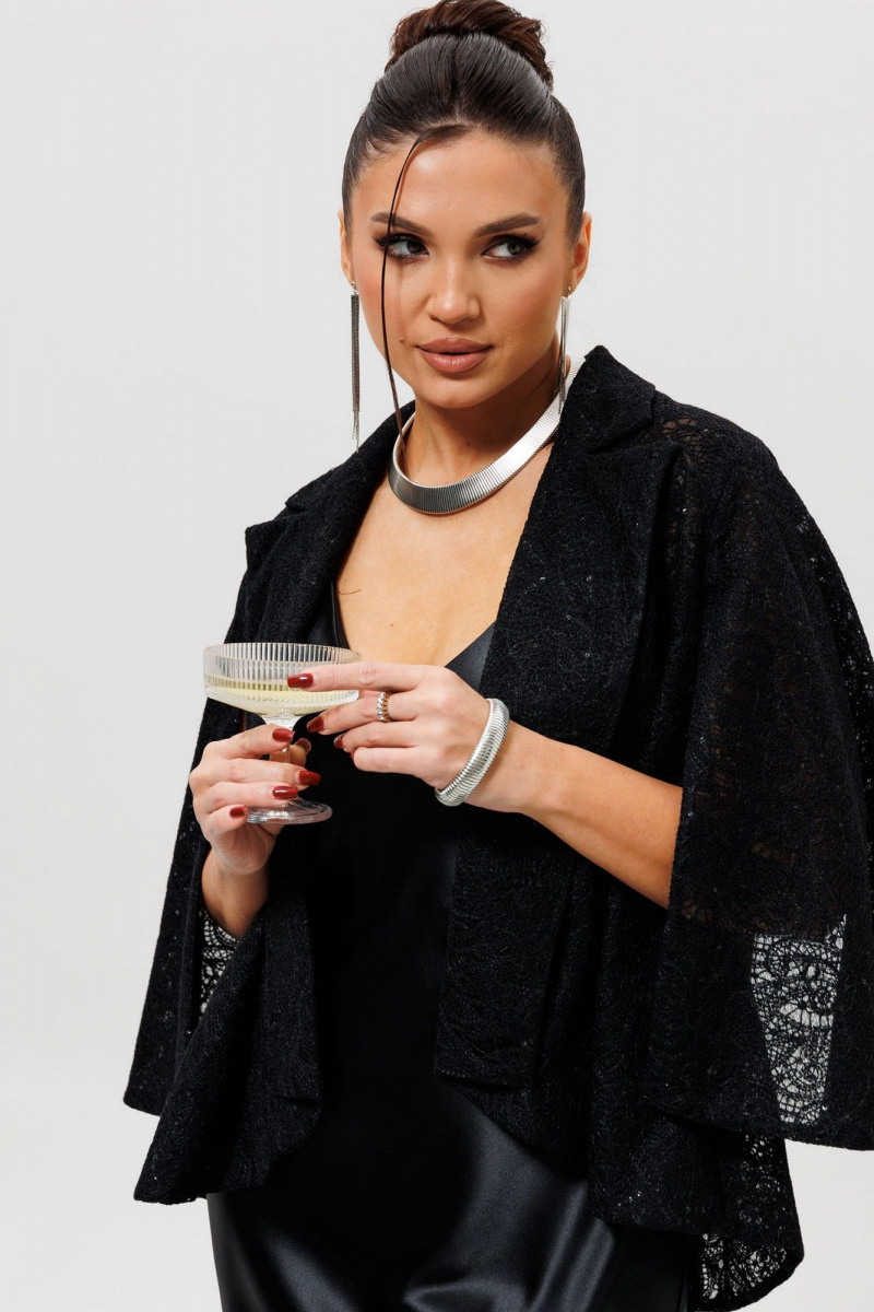 Юбочный костюм Mislana 1286 черный