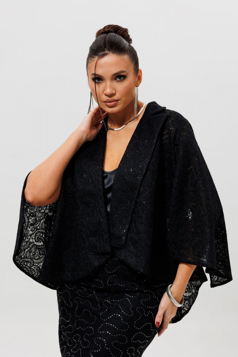 Юбочный костюм Mislana 1286/1 черный