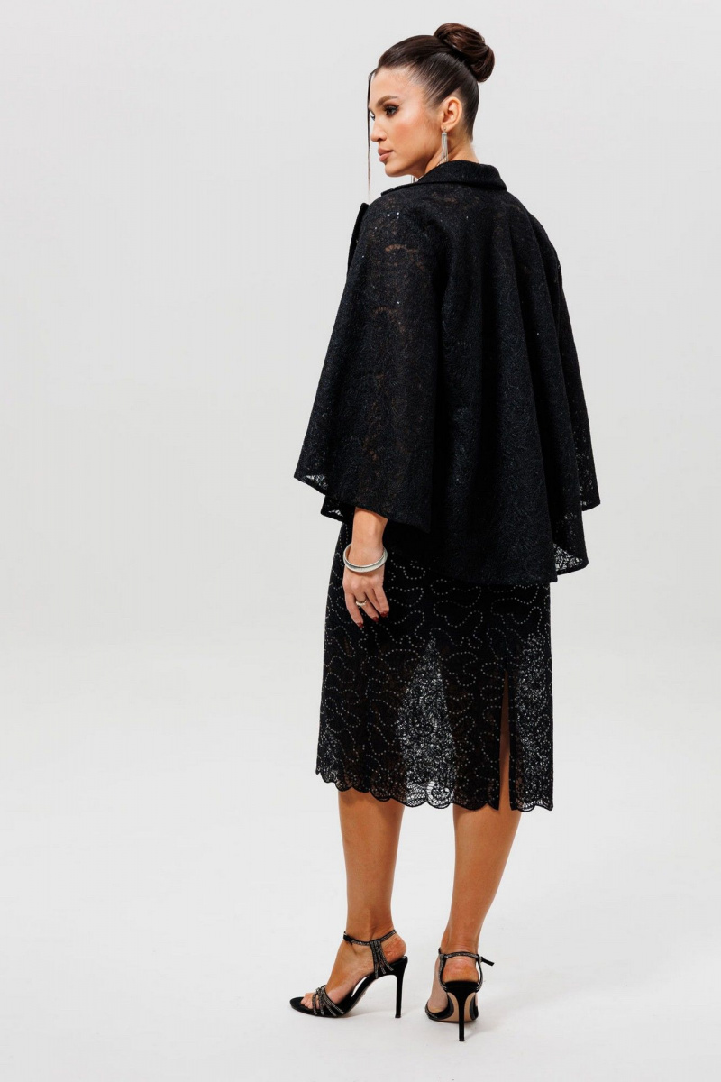 Юбочный костюм Mislana 1286/1 черный