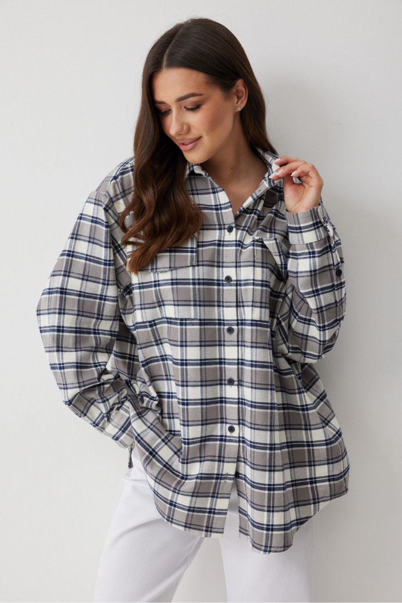 Рубашки T.N.D М164 клетка