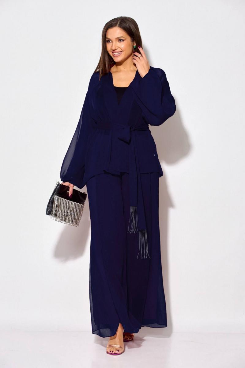 Брючный комплект Anastasia 1063.1 темно-синий