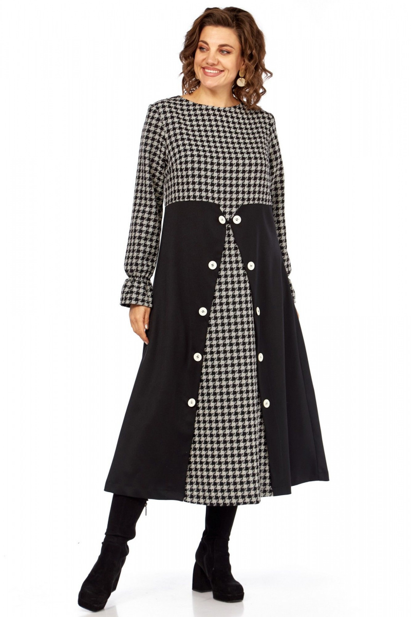 Платья Celentano lite 5068 гусиная_лапка