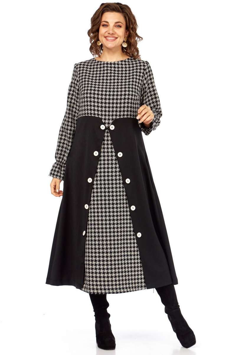 Платья Celentano lite 5068 гусиная_лапка