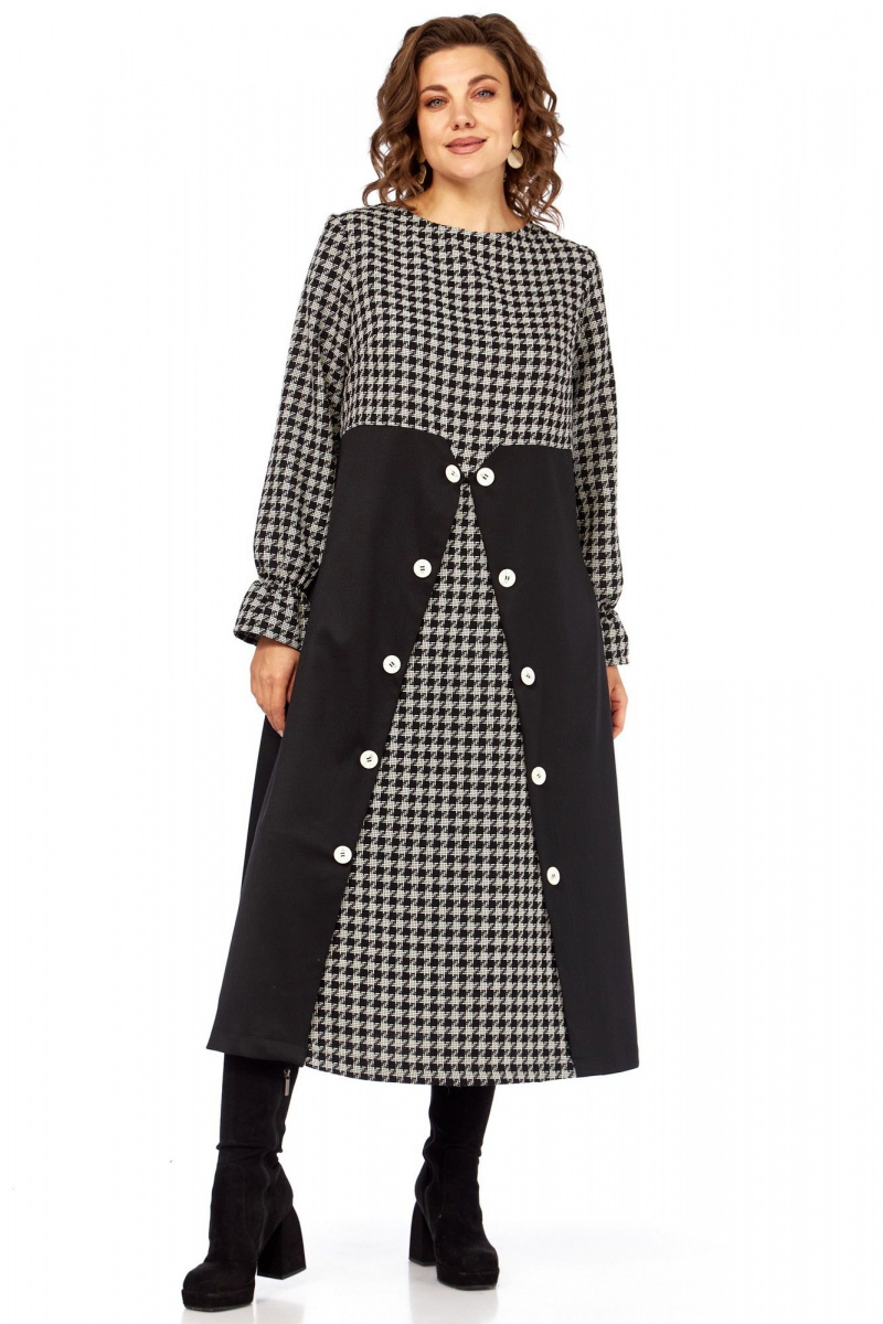 Платья Celentano lite 5068 гусиная_лапка