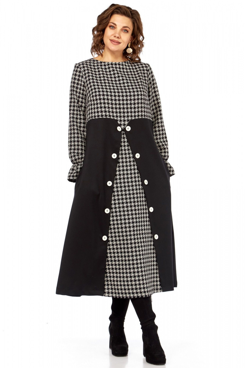 Платья Celentano lite 5068 гусиная_лапка