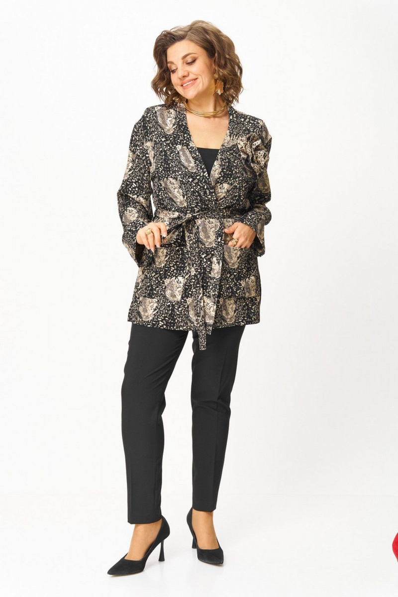 Жакеты Svetlana-Style 2018 рыжий_леопард