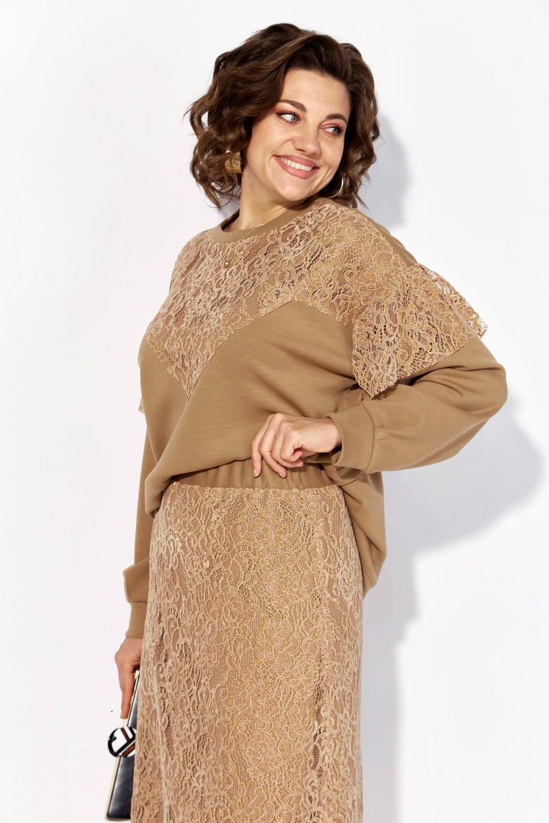 Юбочный комплект Liliana 1499 бежевый