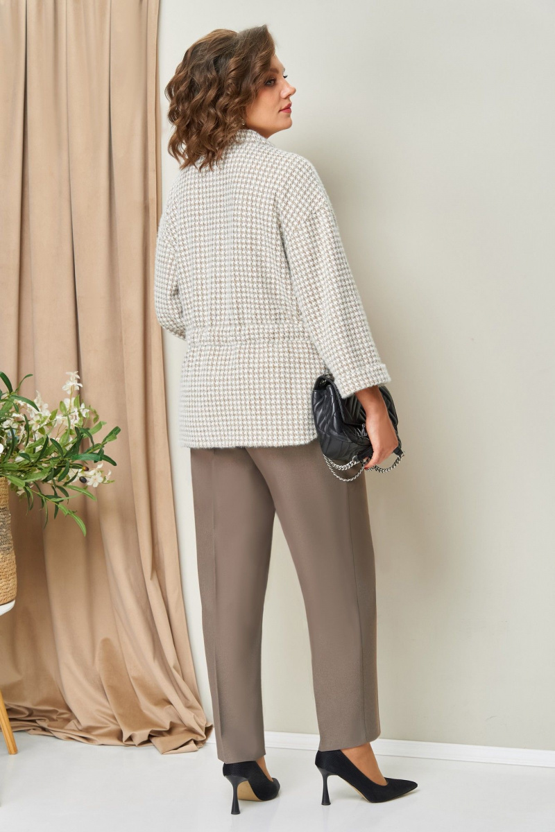 Брючный костюм VOLNA 1441 бежевый