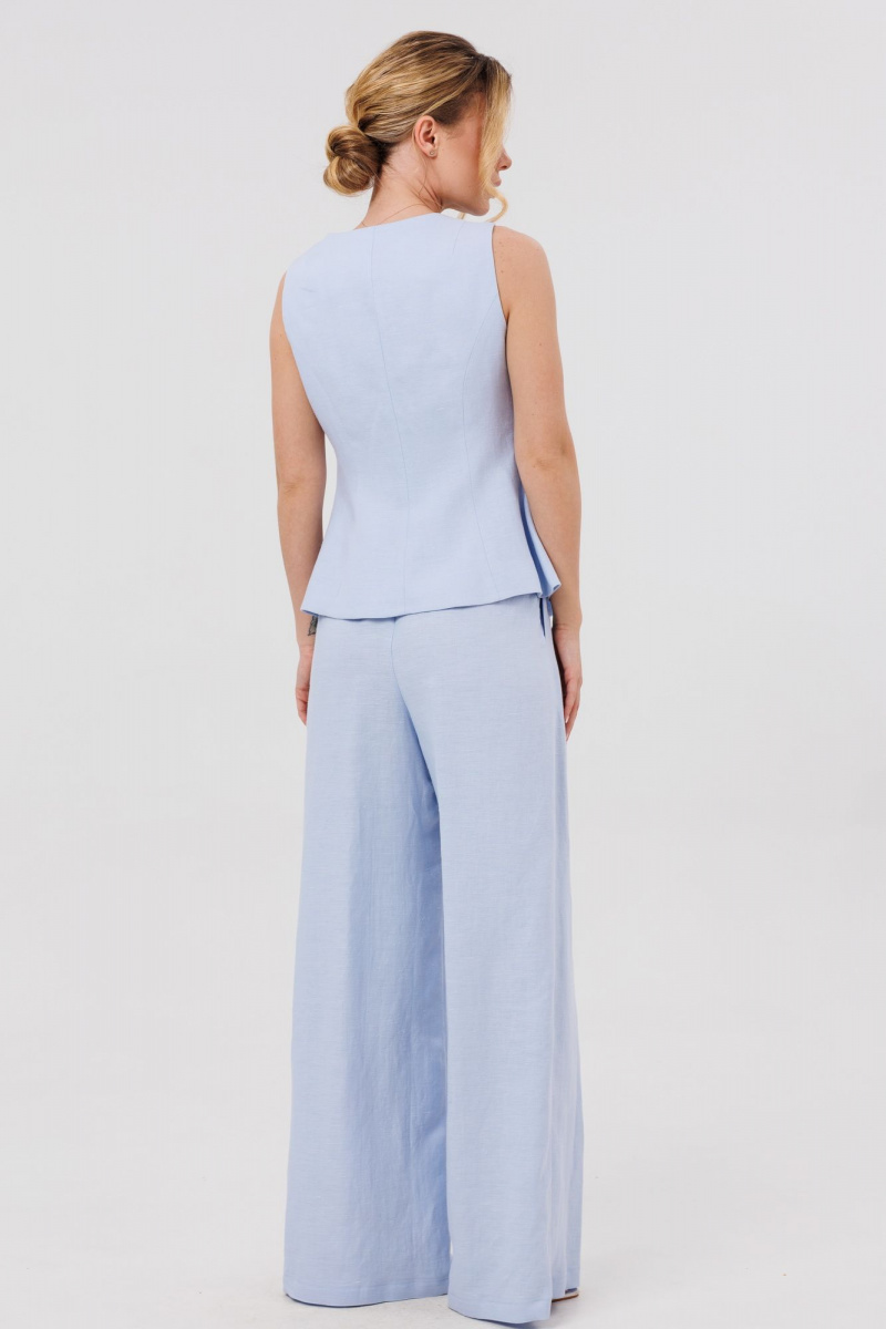 Брючный комплект Marshop М189 голубой