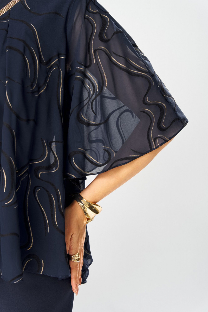 Платья Romanovich Style 1-2400 синий_флок