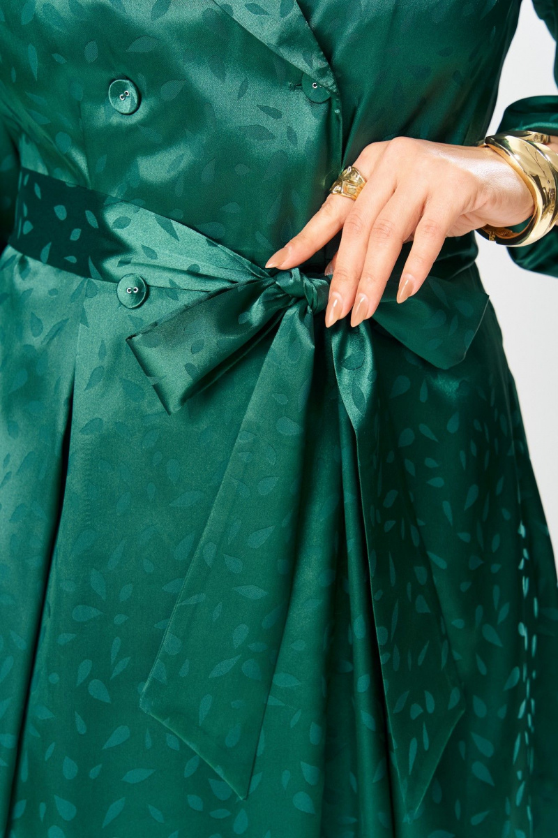 Платья Romanovich Style 1-2837 зеленые_листики