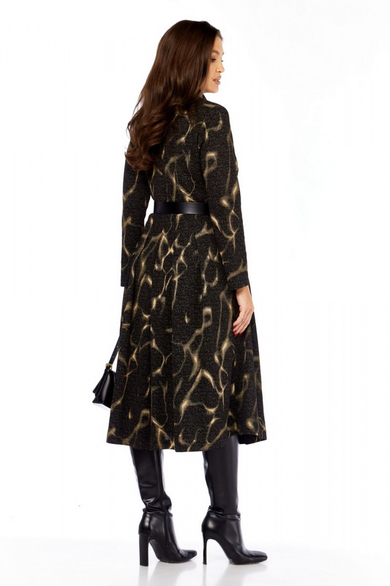 Платья Милора-стиль 1164/1 черный_с_разводами