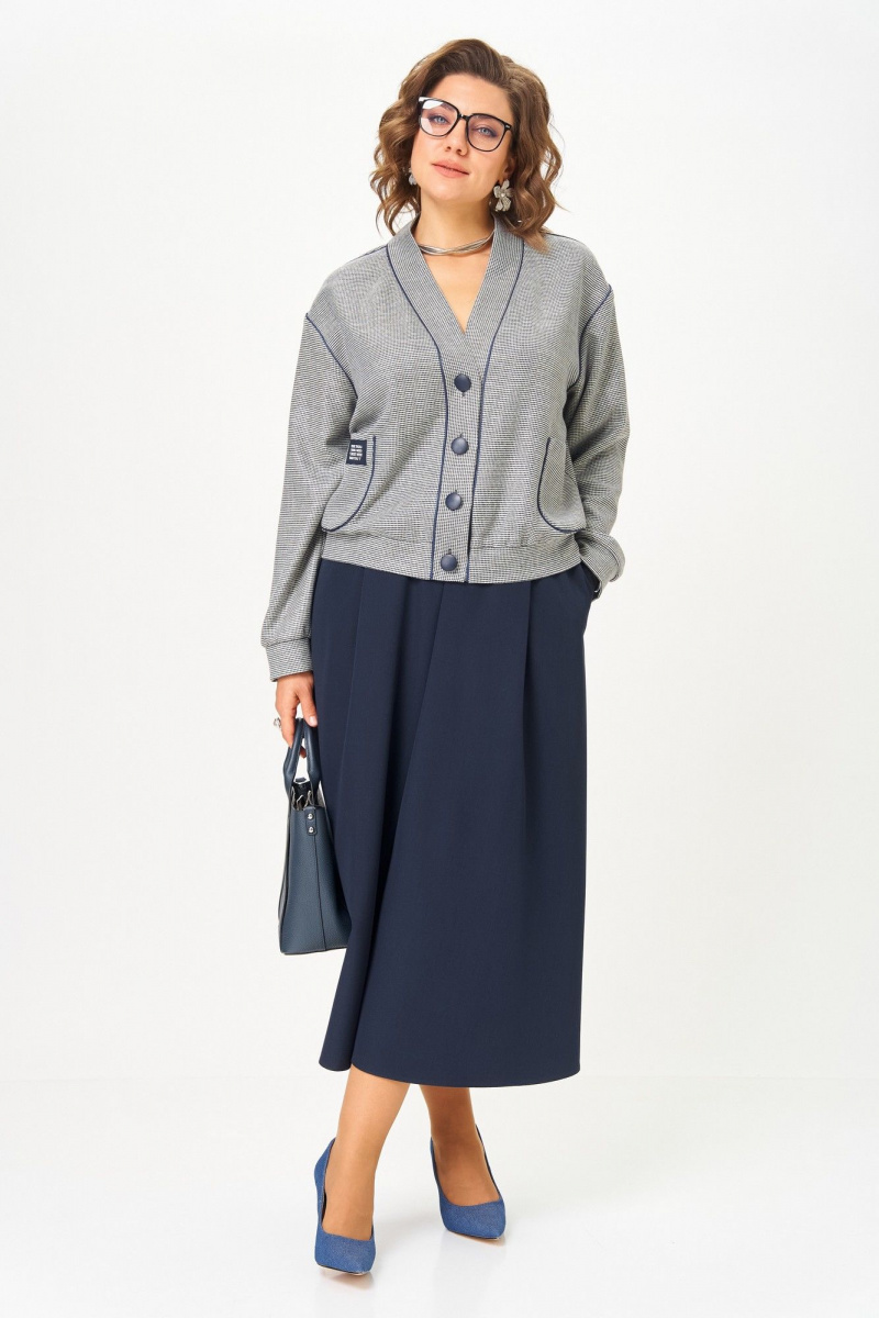 Юбочный комплект Aira Style 24131 синий