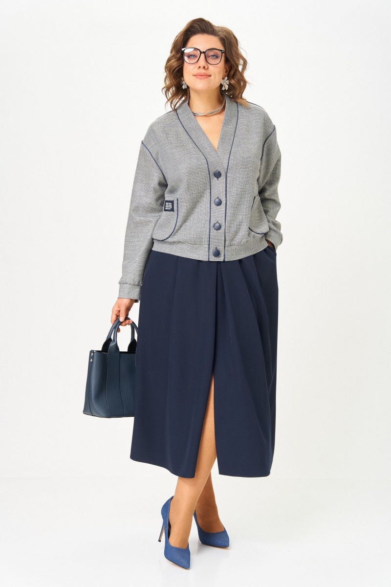 Юбочный комплект Aira Style 24131 синий