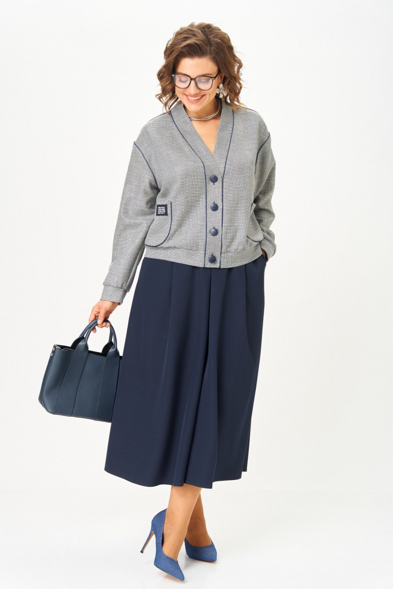 Юбочный комплект Aira Style 24131 синий