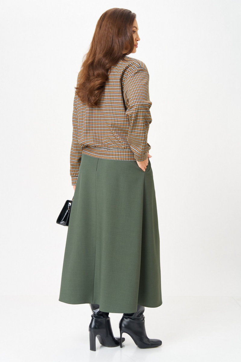 Юбочный комплект Aira Style 24131-1 зеленый