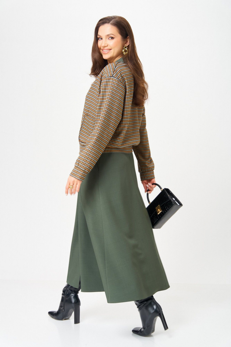 Юбочный комплект Aira Style 24131-1 зеленый