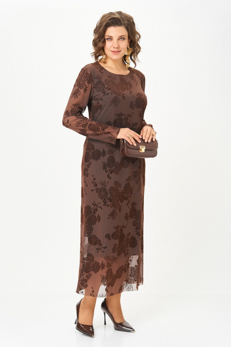 Платья Aira Style 24430 коричневый
