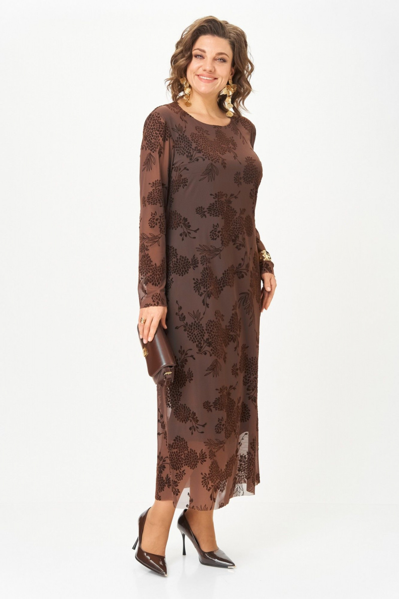 Платья Aira Style 24430 коричневый