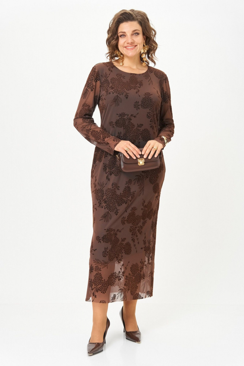 Платья Aira Style 24430 коричневый