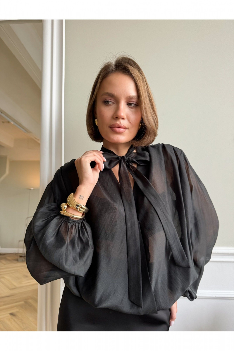 Блузы THE.WOMAN 0383 черный